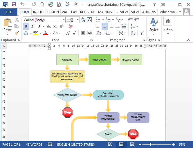 how to create an xy graph in word for mac 2016